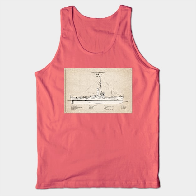 United States Coast Guard Cutter Chelan - SBD Tank Top by SPJE Illustration Photography